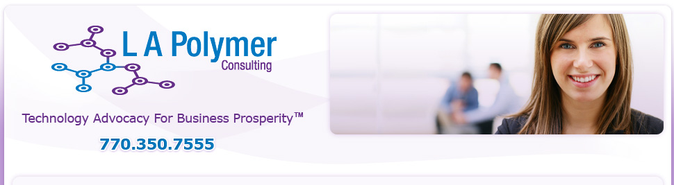 L A Polymer Consulting header